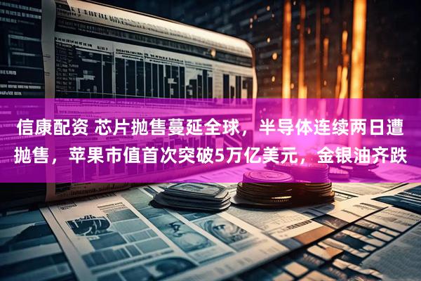 信康配资 芯片抛售蔓延全球，半导体连续两日遭抛售，苹果市值首次突破5万亿美元，金银油齐跌